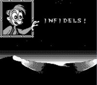 une photo d'Ã©cran de Aladdin sur Nintendo Game Boy
